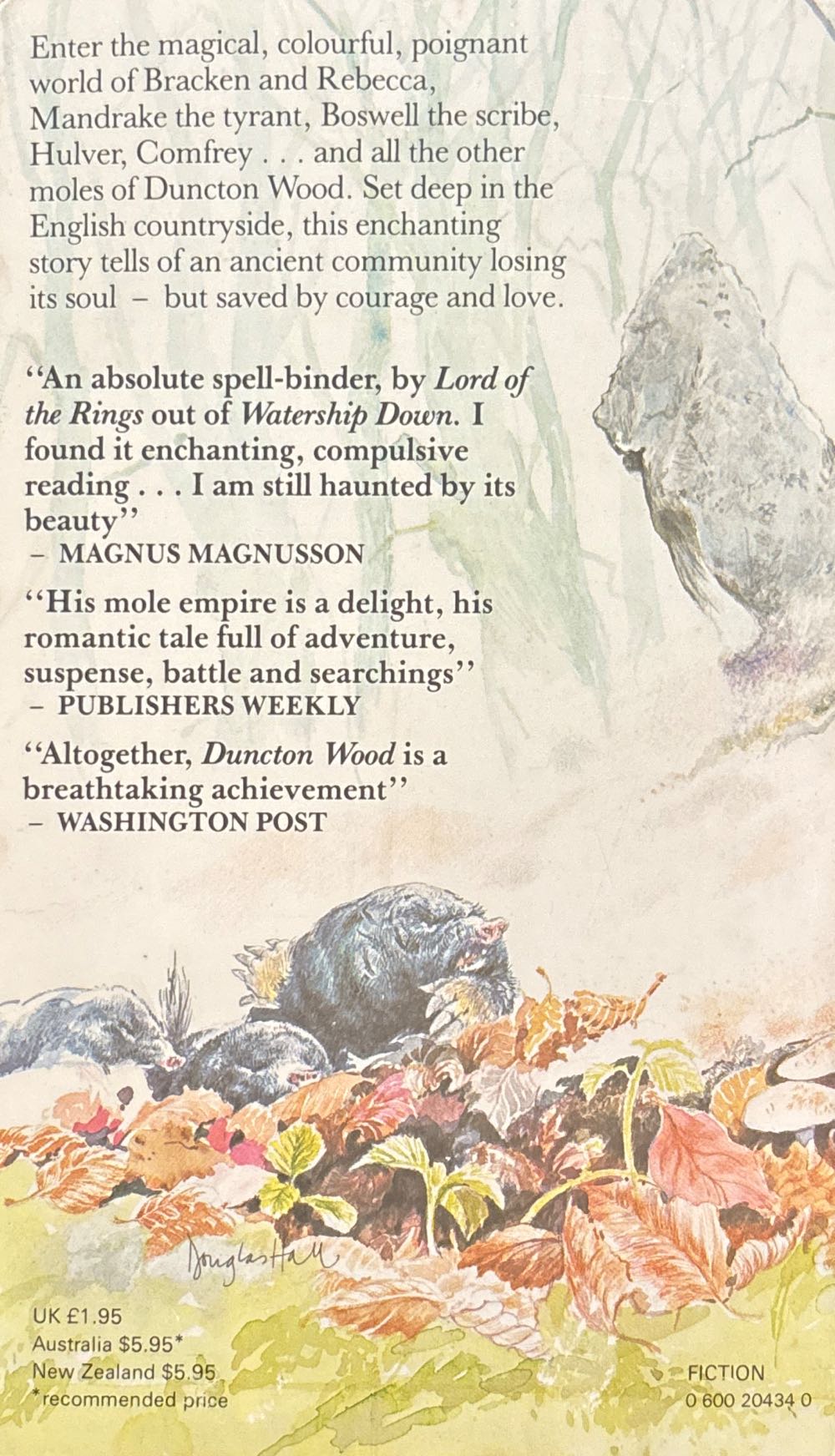 Duncton Wood - William Horwood (Hamlyn Paperbacks - Paperback) book collectible [Barcode 9780600204343] - Main Image 2