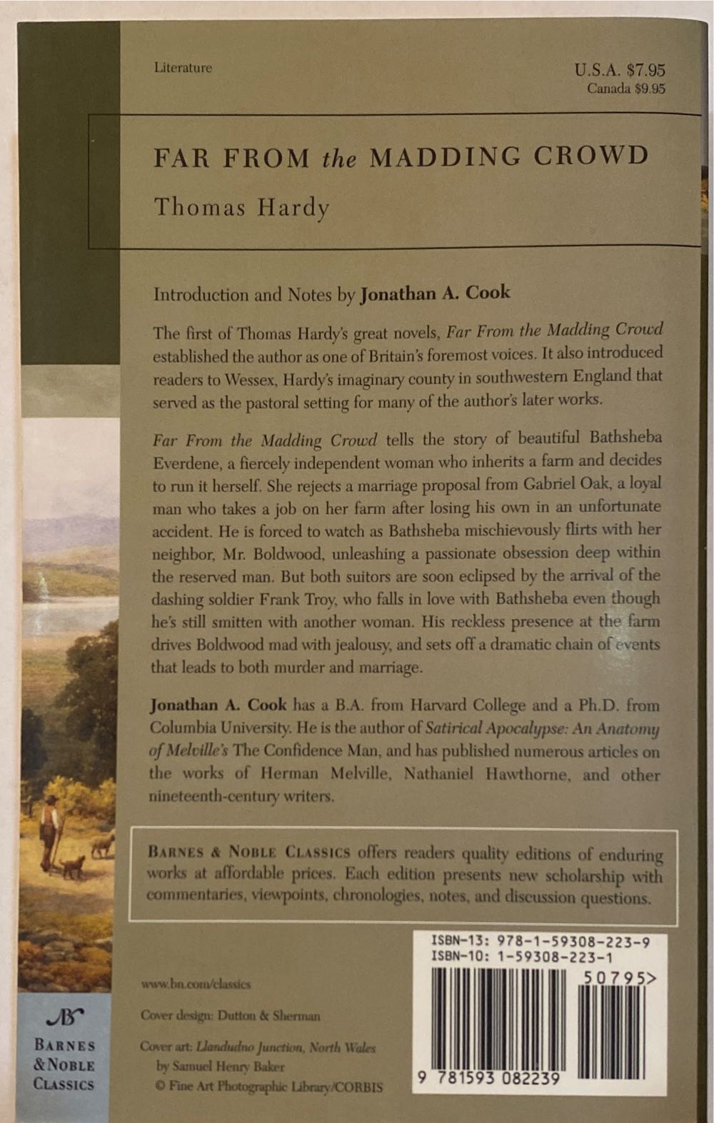 Far From The Madding Crowd - Thomas Hardy (Barnes & Noble Classics - Paperback) book collectible [Barcode 9781593082239] - Main Image 2
