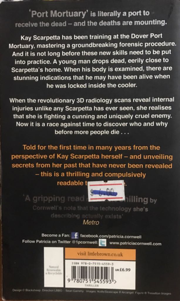 Port Mortuary - Patricia Cornwell (G P Putnam & Sons) book collectible [Barcode 9780751545593] - Main Image 2