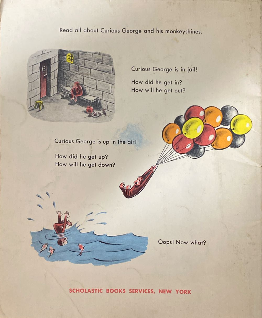 Curious George - H. A. Rey (Scholastic Book Services - Paperback) book collectible [Barcode 9780544673045] - Main Image 2