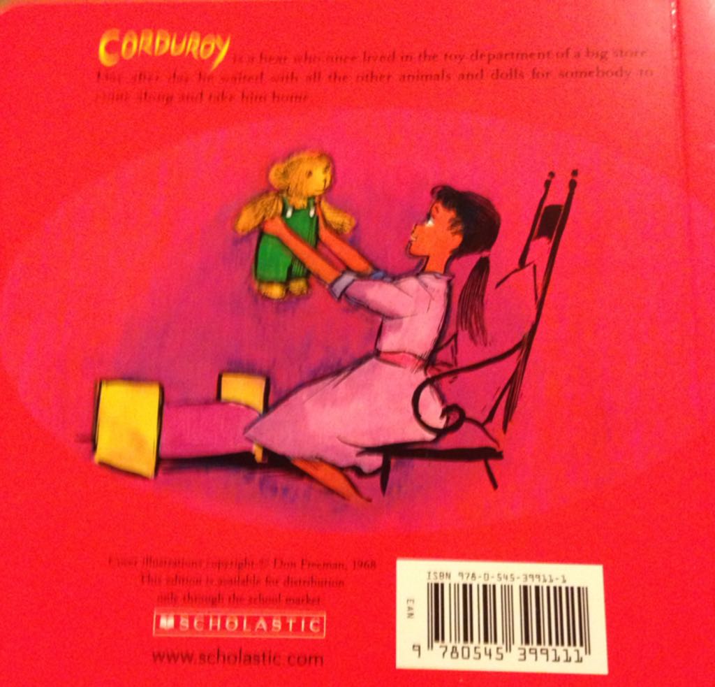 Corduroy (buddy) - Don Freeman (Book Buddy - Hardcover) book collectible [Barcode 9780545399111] - Main Image 2