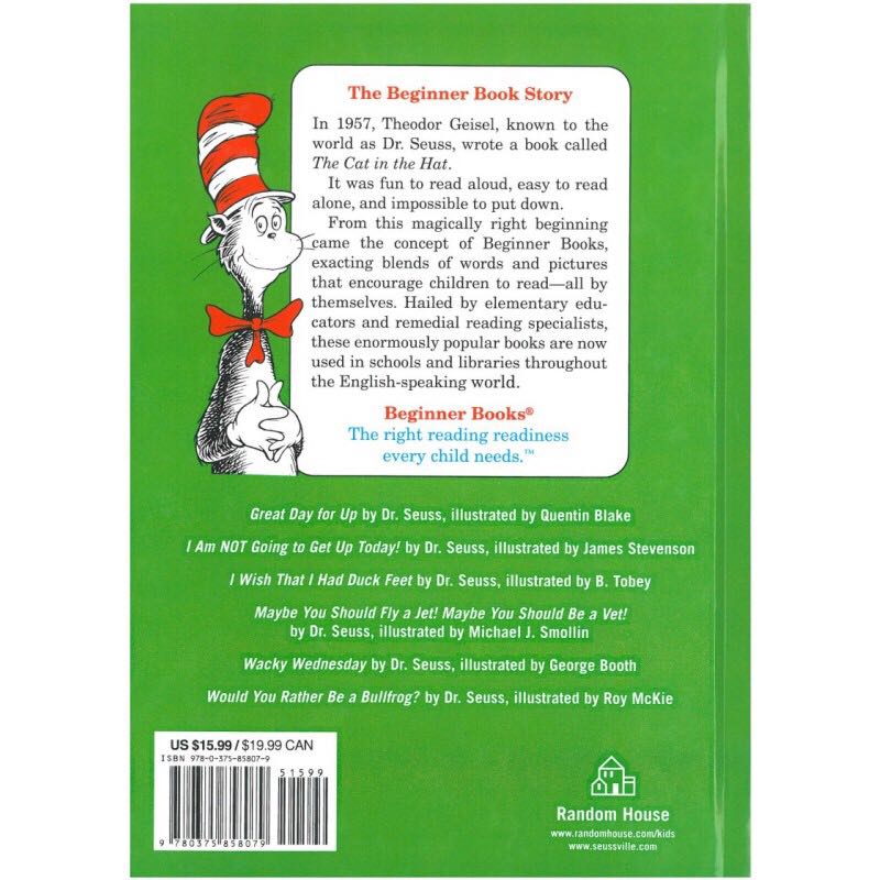 The Big Green Book Of Beginner Books  book collectible - Main Image 2