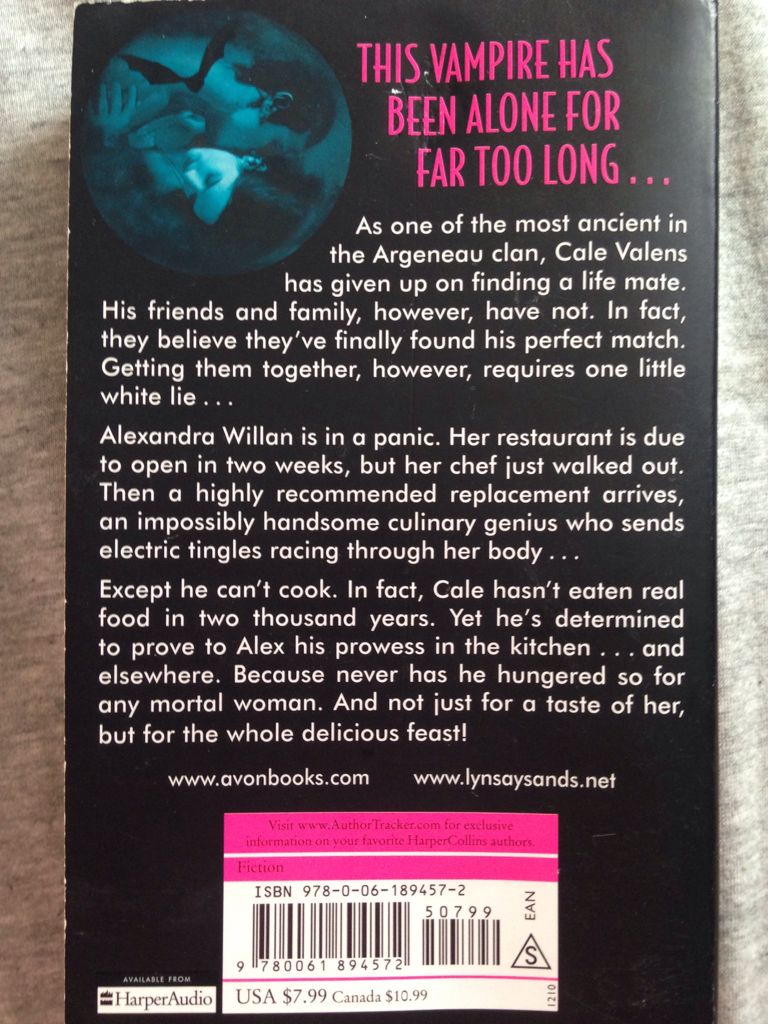 Hungry For You - Lynsay Sands (Avon - Paperback) book collectible [Barcode 9780061894572] - Main Image 2