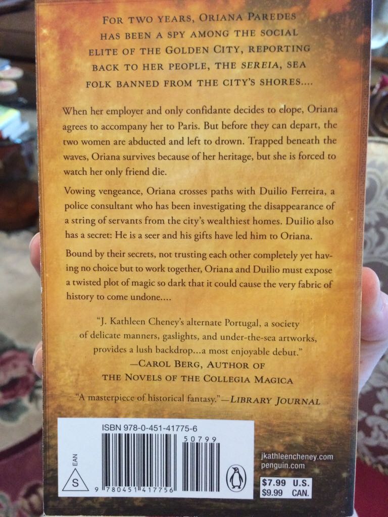 The Golden City - J Kathleen Cheney (Roc - Paperback) book collectible [Barcode 9780451417756] - Main Image 2