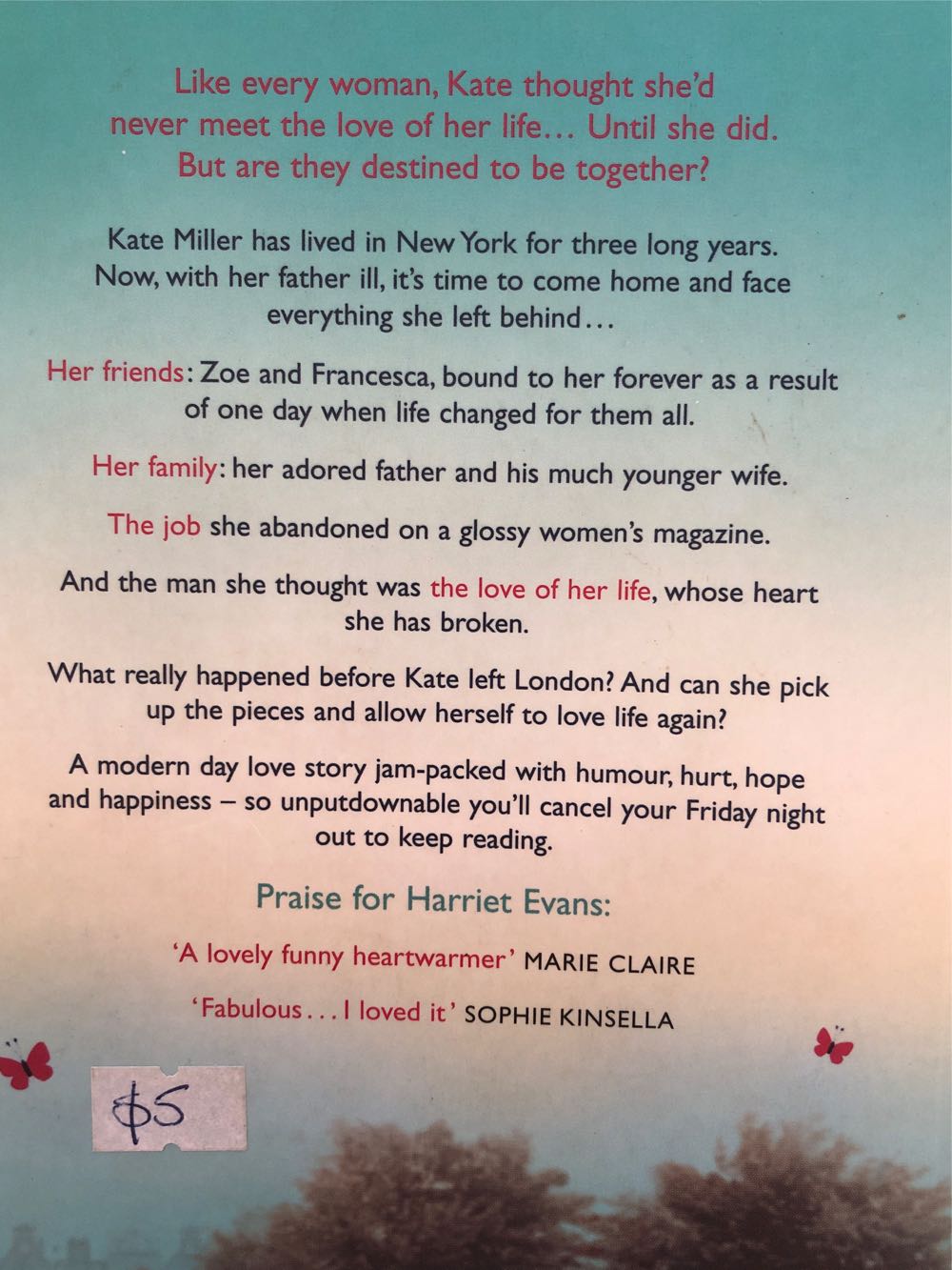 The Love Of Her Life - Harriet Evans (Harper Collins - Trade Paperback) book collectible [Barcode 9780007243839] - Main Image 2