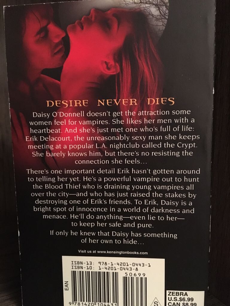 Everlasting Kiss - Amanda Ashley (Zebra Books - Paperback) book collectible [Barcode 9781420104431] - Main Image 2