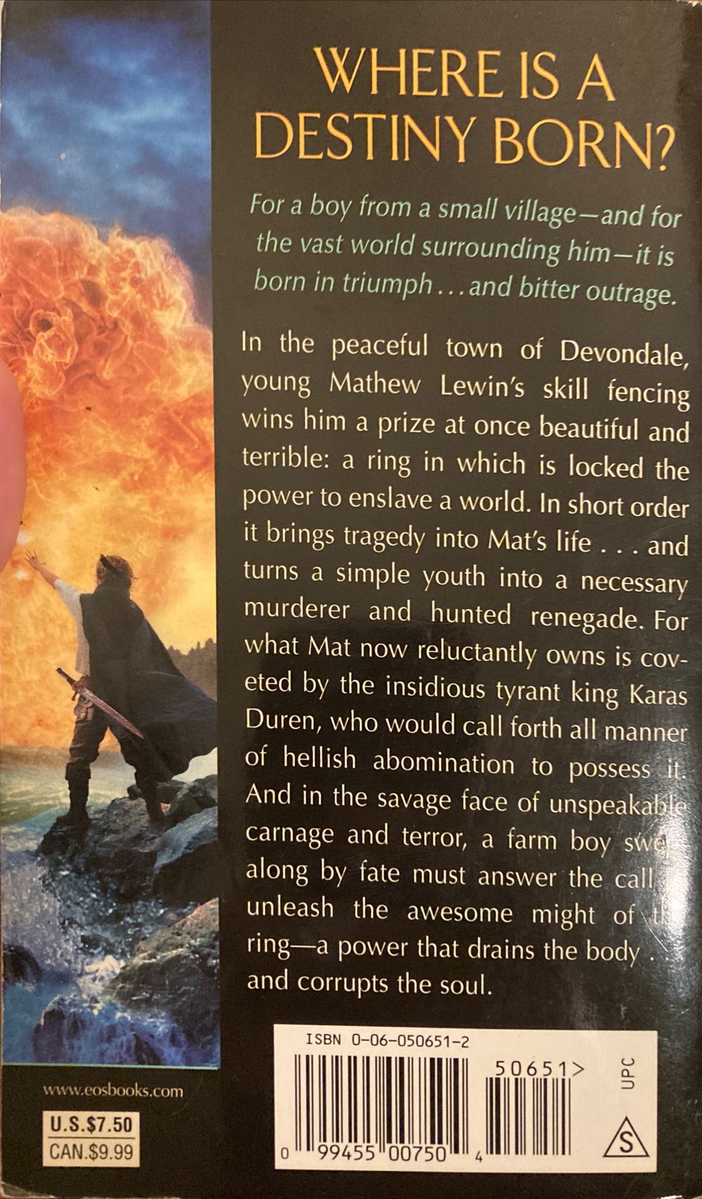 Fifth Ring, The - Mitchell Graham (Eos - Paperback) book collectible [Barcode 9780060506513] - Main Image 2