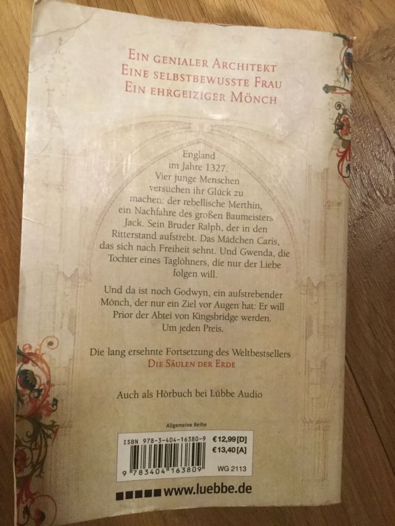 Die Tore der Welt - Ken Follett (Paperback) book collectible [Barcode 9783404163809] - Main Image 2