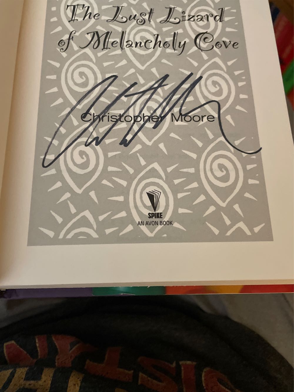 The Lust Lizard of Melancholy Cove - Christopher Moore (William Morrow  - Hardcover) book collectible [Barcode 9780380975068] - Main Image 2