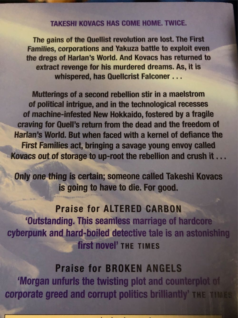 Woken Furies - Richard K Morgan (- Paperback) book collectible [Barcode 9780575076525] - Main Image 2