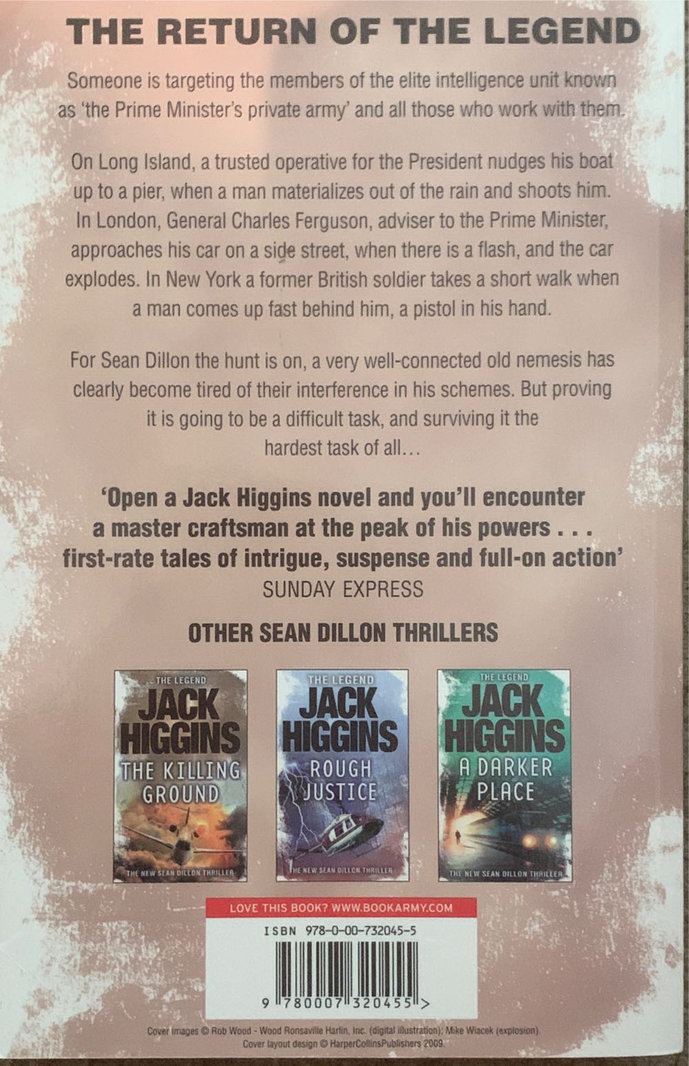 The Wolf at the Door - Jack Higgins (Harper Collins - Trade Paperback) book collectible [Barcode 9780007320455] - Main Image 2
