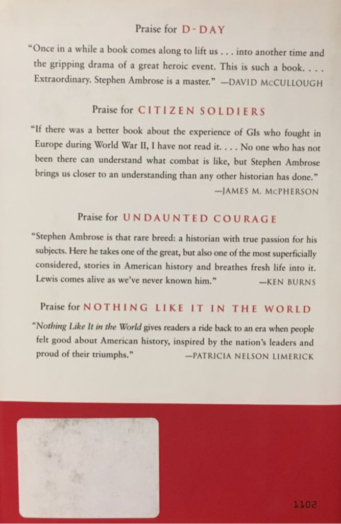 To America - Stephen E. Ambrose (Simon and Schuster - Hardcover) book collectible [Barcode 9780743202756] - Main Image 2