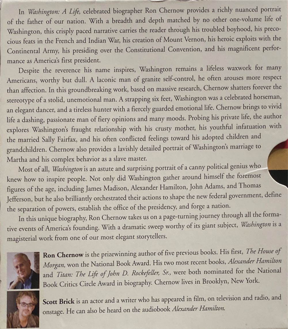 Washington a Life - Chernow, Ron (Penguin - Audiobook) book collectible - Main Image 2