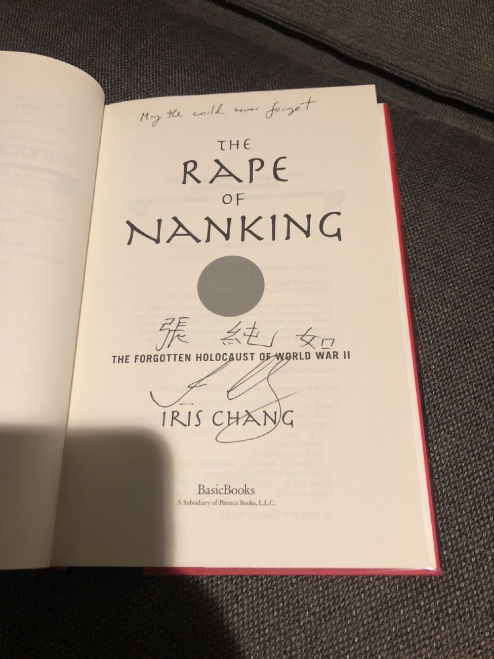 The Rape of Nanking - Iris Chang (BasicBooks - Hardcover) book collectible [Barcode 9780465068357] - Main Image 2