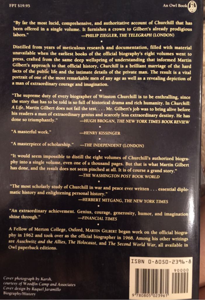 Churchill - Andrew Roberts (Henry Holt & Company - Hardcover) book collectible [Barcode 9780805023961] - Main Image 2