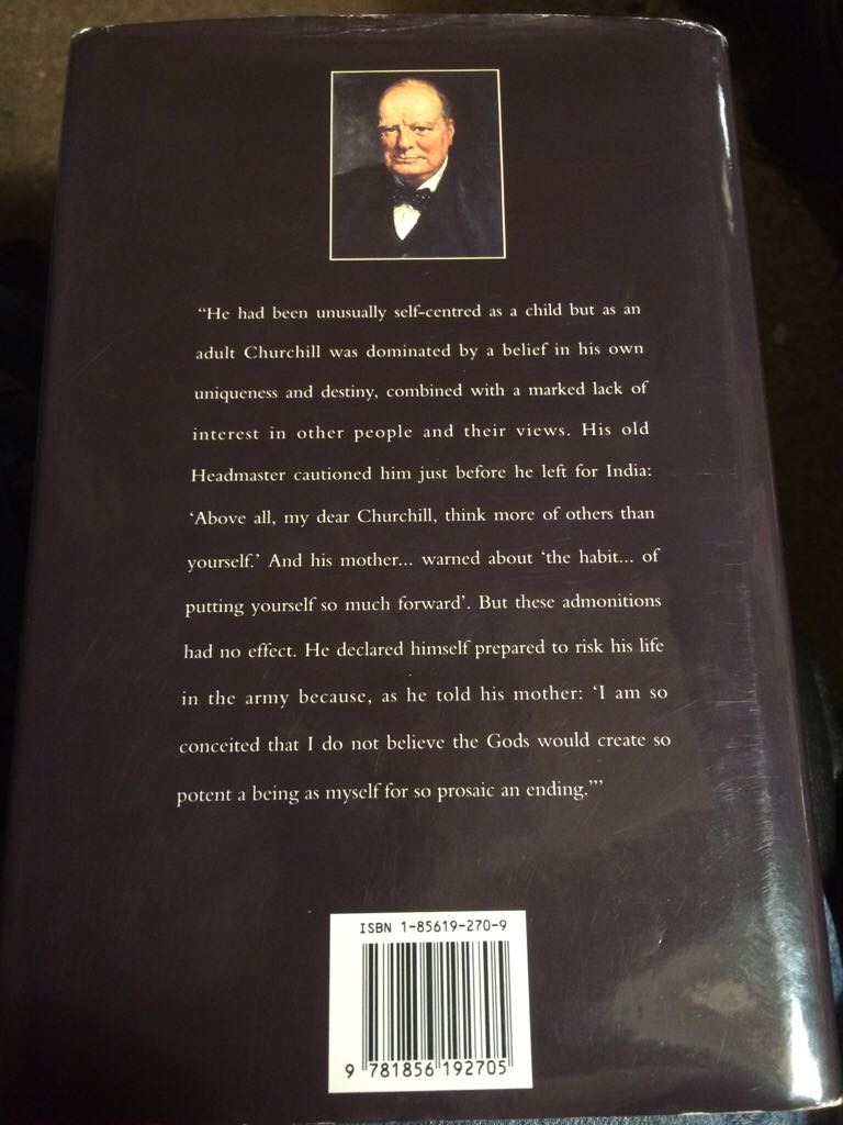 Churchill  (Hodder & Stoughton - Hardcover) book collectible [Barcode 9781856192705] - Main Image 2
