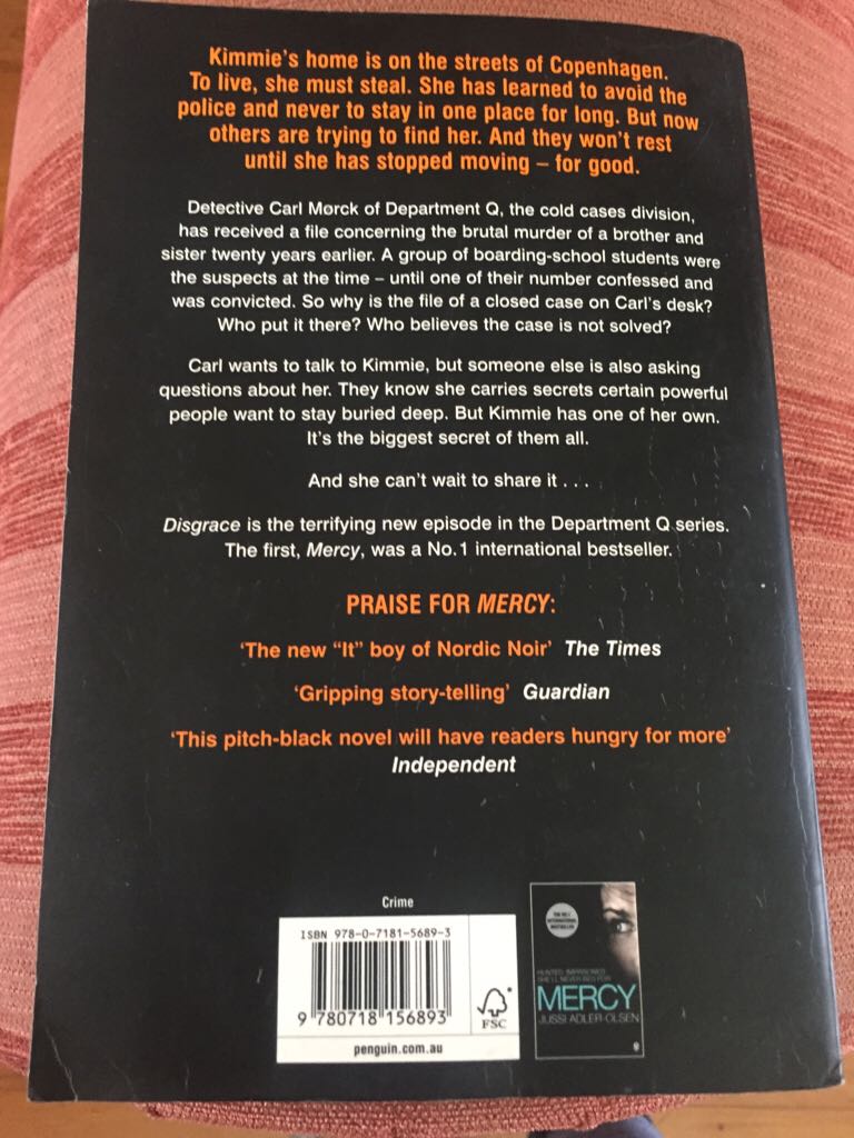 Disgrace - Jussi Adler-Olsen (Vintage - Paperback) book collectible [Barcode 9780718156893] - Main Image 2