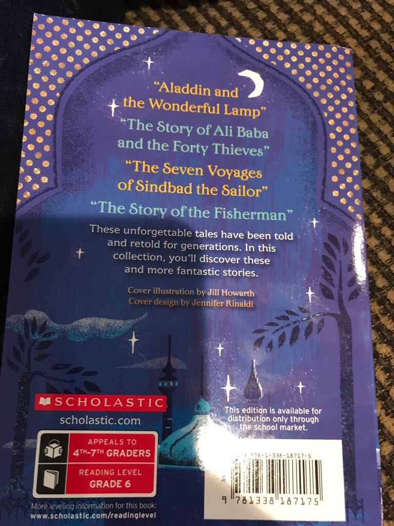 Tales From The Arabian Nights - Sir Richard Burton (A Scholastic Press - Paperback) book collectible [Barcode 9781338187175] - Main Image 2