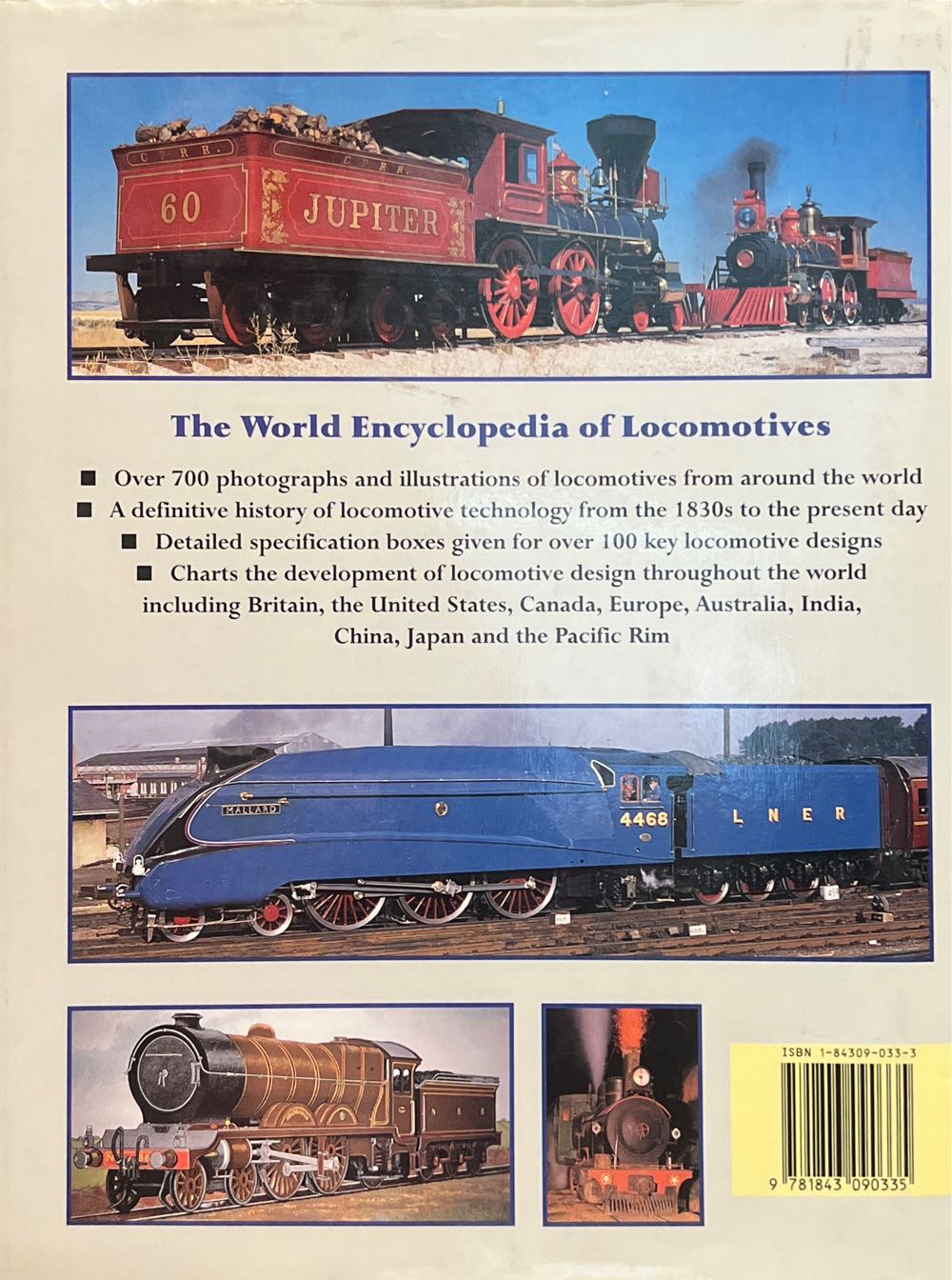 The World Encyclopedia of Locomotives - Colin Garratt book collectible [Barcode 9781843090335] - Main Image 2