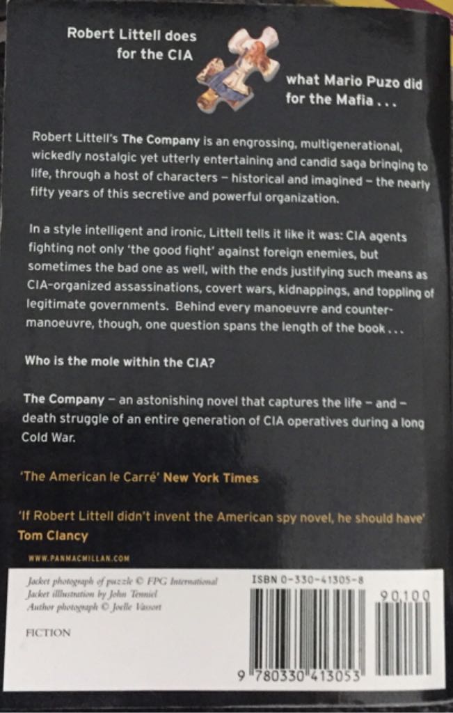 Company, The - Robert Littell (Pan - Paperback) book collectible [Barcode 9780330413053] - Main Image 2