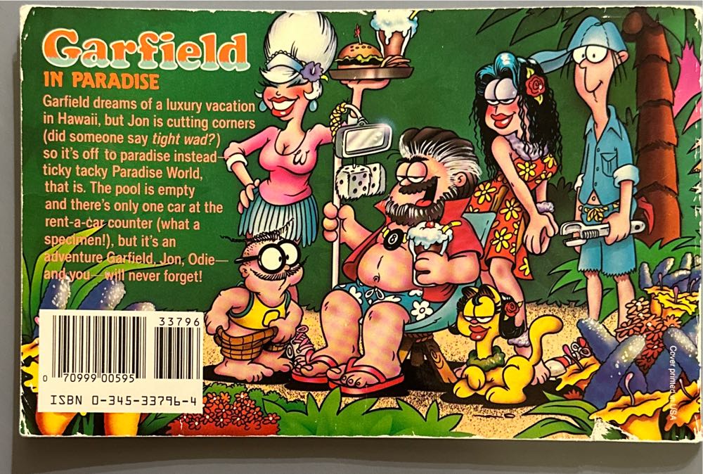 Garfield In Paradise - Jim Davis (Ballantine Books - Paperback) book collectible [Barcode 9780345337962] - Main Image 2