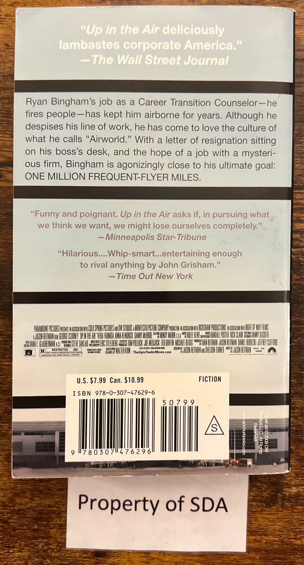 Up in the Air - Walter Kirn (Anchor - Paperback) book collectible [Barcode 9780307476296] - Main Image 2