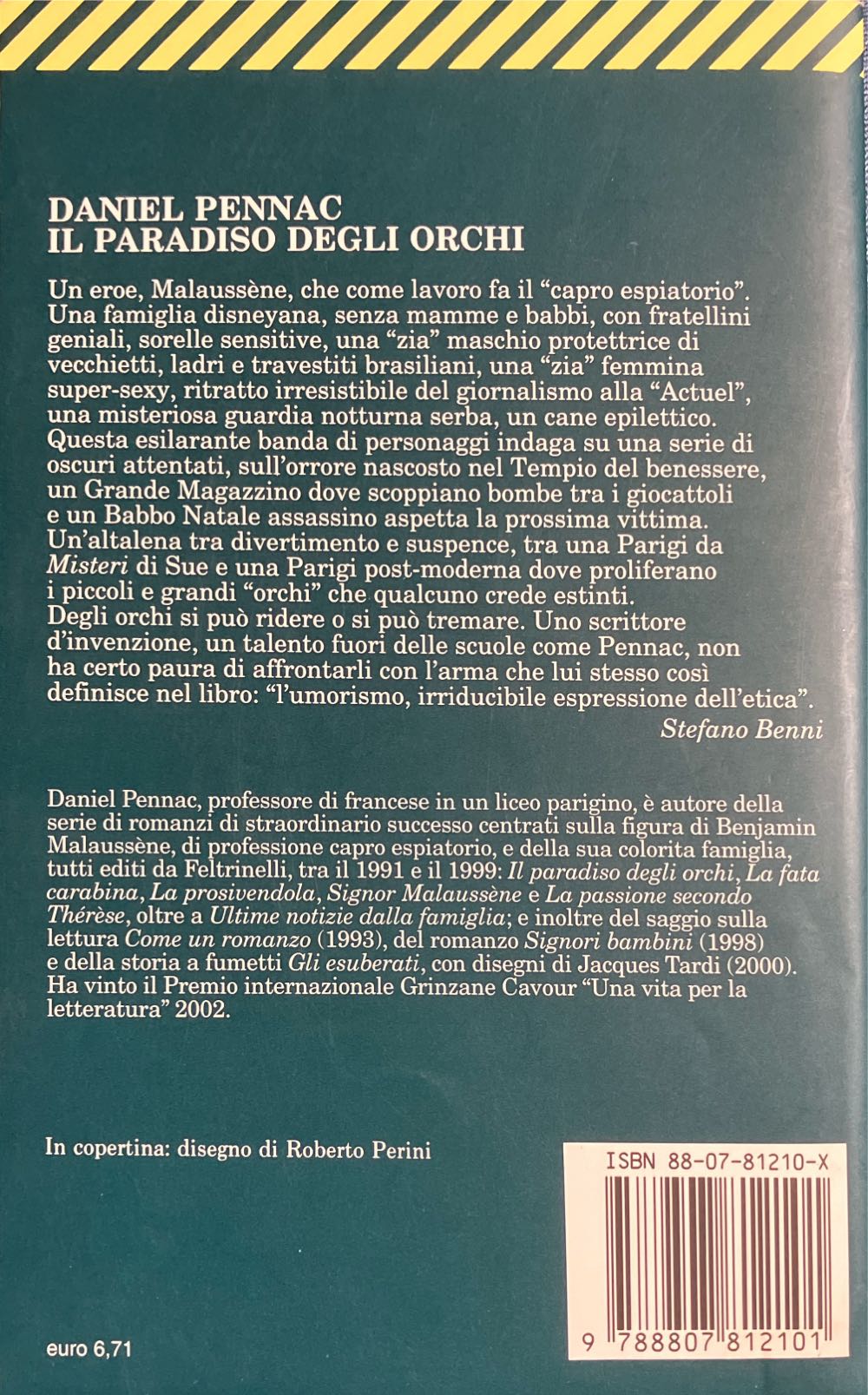 Il paradiso degli orchi - Daniel Pennac (Feltrinelli - Paperback) book collectible [Barcode 9788807812101] - Main Image 2