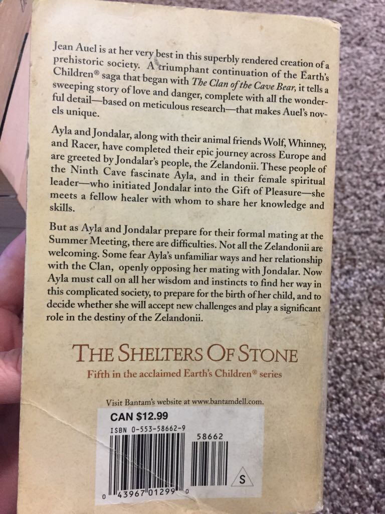 Shelters Of Stone, The - Jean M. Auel (Bantam - Paperback) book collectible [Barcode 9780553586626] - Main Image 2