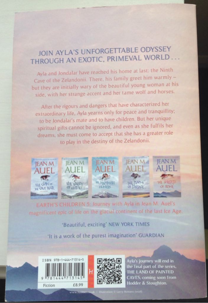 Earths Children5-The Shelters of Stone - Jean M Auel (Hodder & Stoughton - Paperback) book collectible [Barcode 9781444713145] - Main Image 2