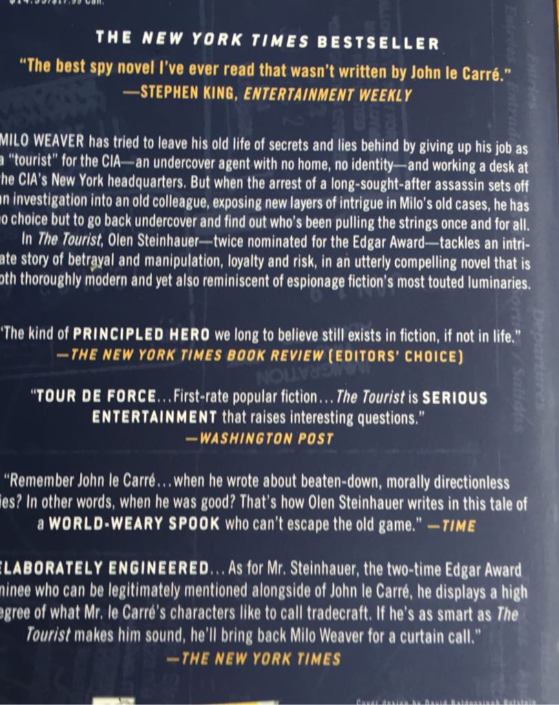 Tourist, The - Olen Steinhauer (Minotaur Books) book collectible [Barcode 9781250000675] - Main Image 2