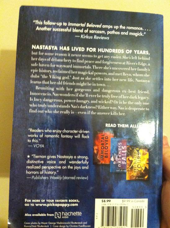 #2 Darkness Falls - Cate Tiernan (Poppy) book collectible [Barcode 9780316035941] - Main Image 2