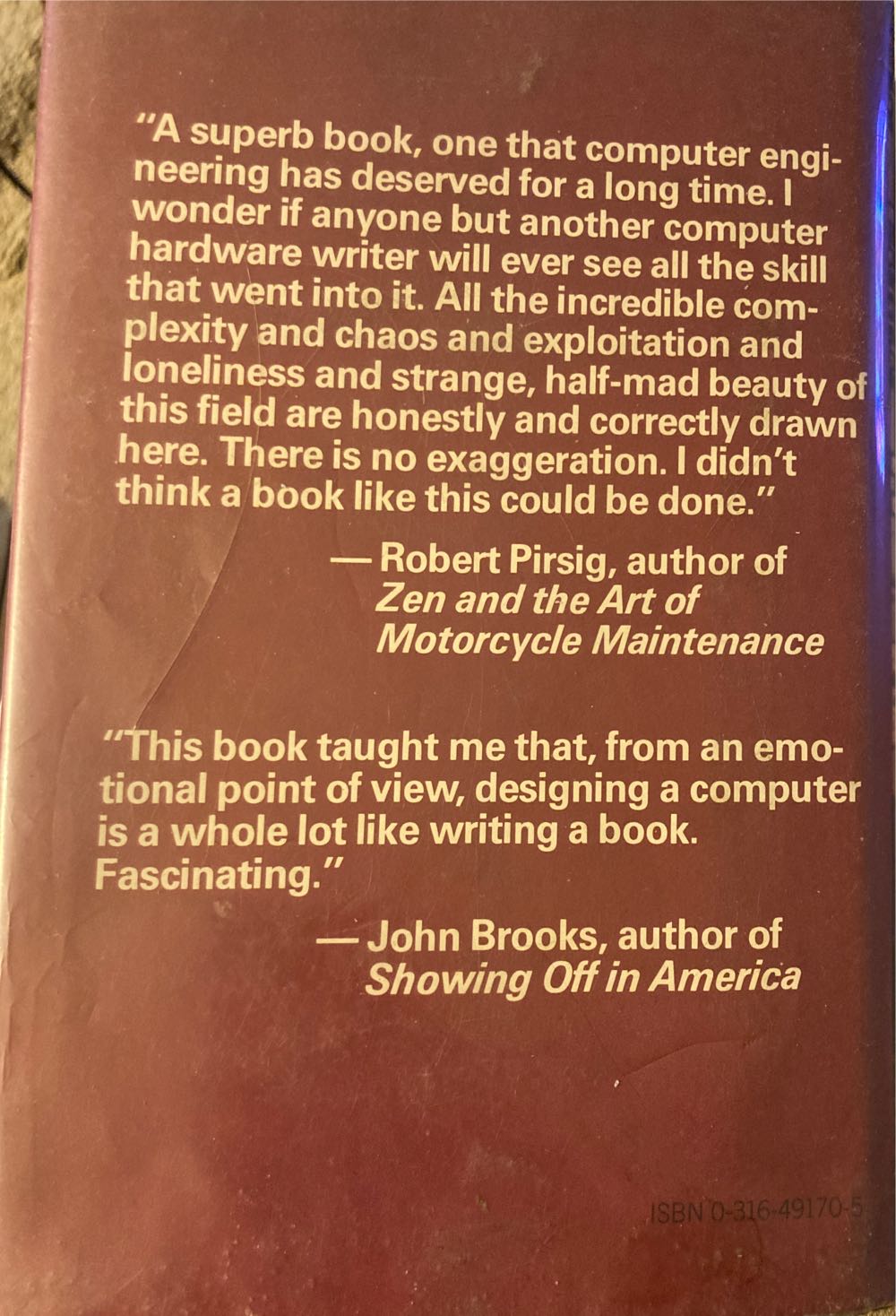 The Soul of a New Machine - Tracy Kidder (Little, Brown) book collectible [Barcode 9780316491709] - Main Image 2