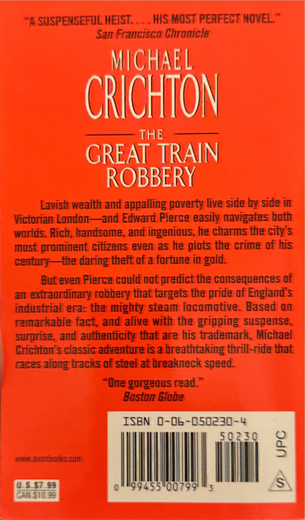 Great Train Robbery, The - Michael Crichton (Avon - Audiobook) book collectible [Barcode 9780060502300] - Main Image 2