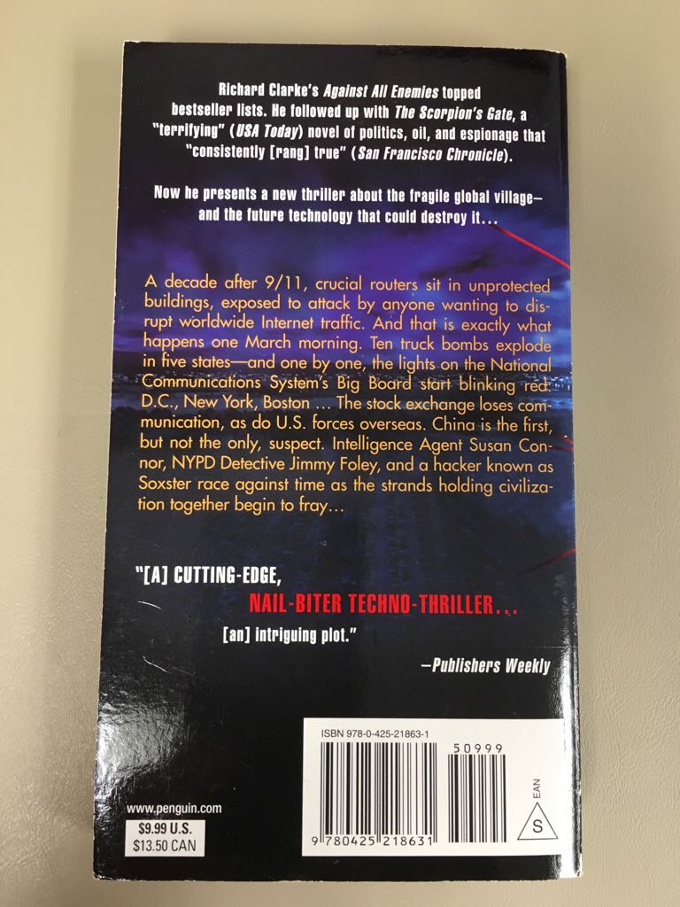 Break Point - Richard A. Clarke book collectible [Barcode 9780425218631] - Main Image 2