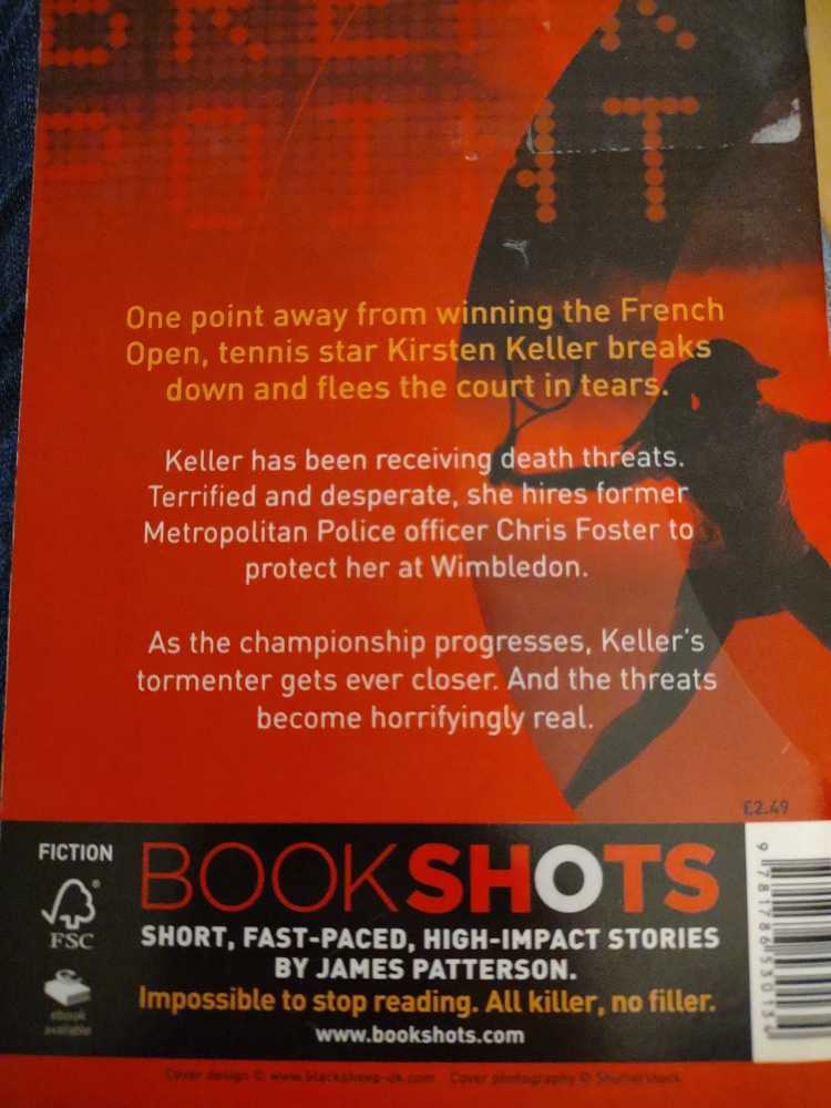 Bookshots: Break Point - James Patterson (Bookshots - Paperback) book collectible [Barcode 9781786530134] - Main Image 2