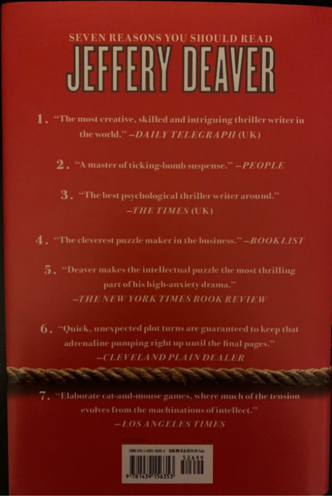 Edge - Jeffery Deaver (Simon - Hardcover) book collectible [Barcode 9781439156353] - Main Image 2