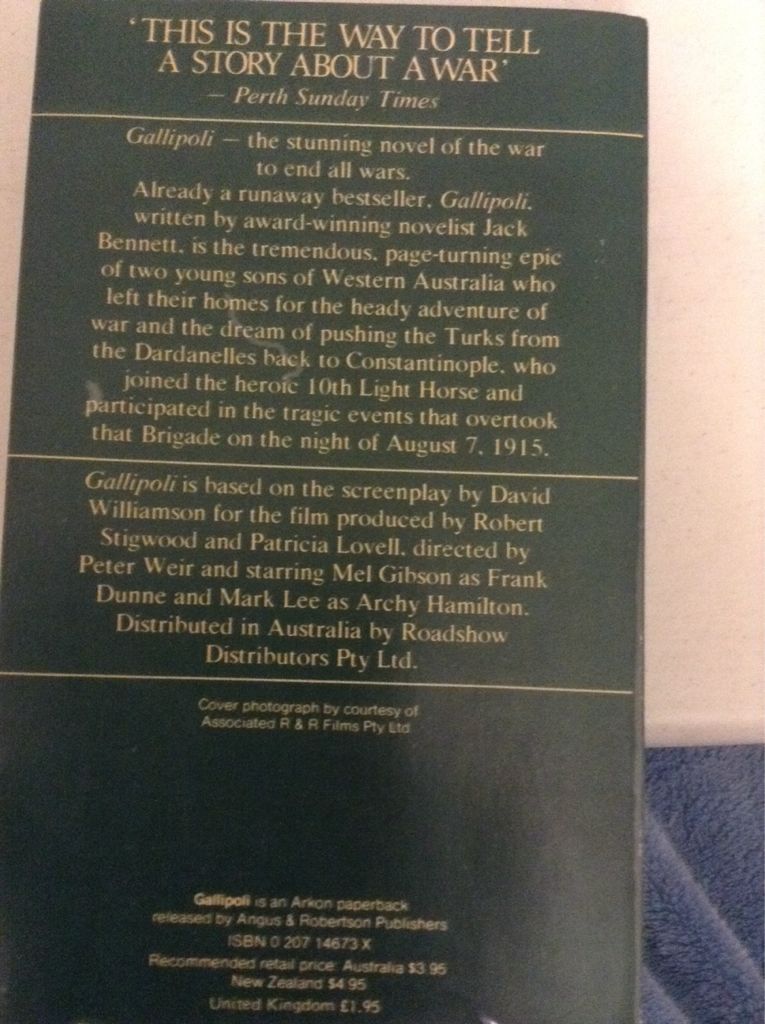 Gallipoli  book collectible [Barcode 9780207146732] - Main Image 2