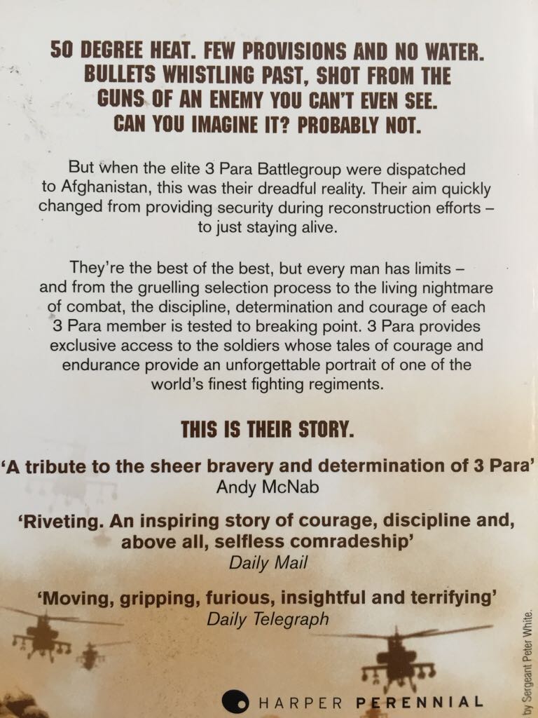 3 Para  - Patrick Bishop (Harper Perennial - Paperback) book collectible [Barcode 9780007872718] - Main Image 2