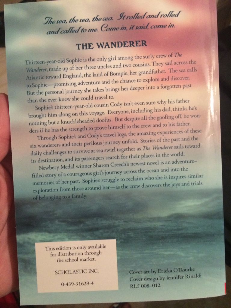 Wanderer, The - Sharon Creech (Scholastic Inc. - Paperback) book collectible [Barcode 9780439316293] - Main Image 2