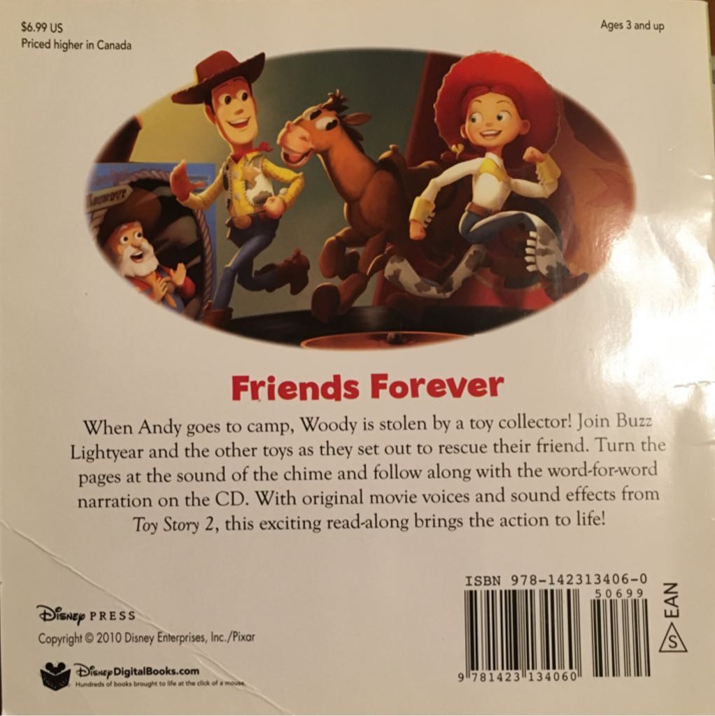 Toy Story 2 - Disney (Disney Press - Audiobook) book collectible [Barcode 9781423134060] - Main Image 2