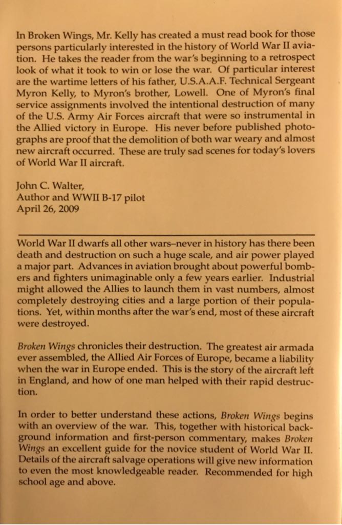 Broken Wings - Dittemore, Shannon book collectible [Barcode 9780982479100] - Main Image 2