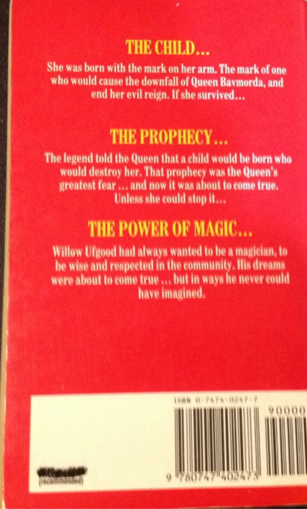 Willow - Wayland Drew (Sphere - Paperback) book collectible [Barcode 9780747402473] - Main Image 2