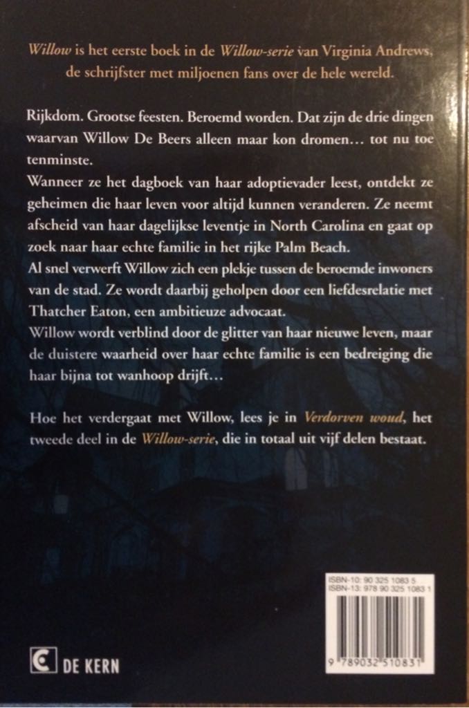 Willow - V.C. Andrews (Paperback) book collectible [Barcode 9789032510831] - Main Image 2