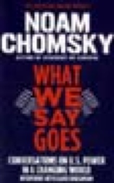 What We Say Goes - Noam Chomsky (Metropolitan Books - Paperback) book collectible [Barcode 9780805086713] - Main Image 1