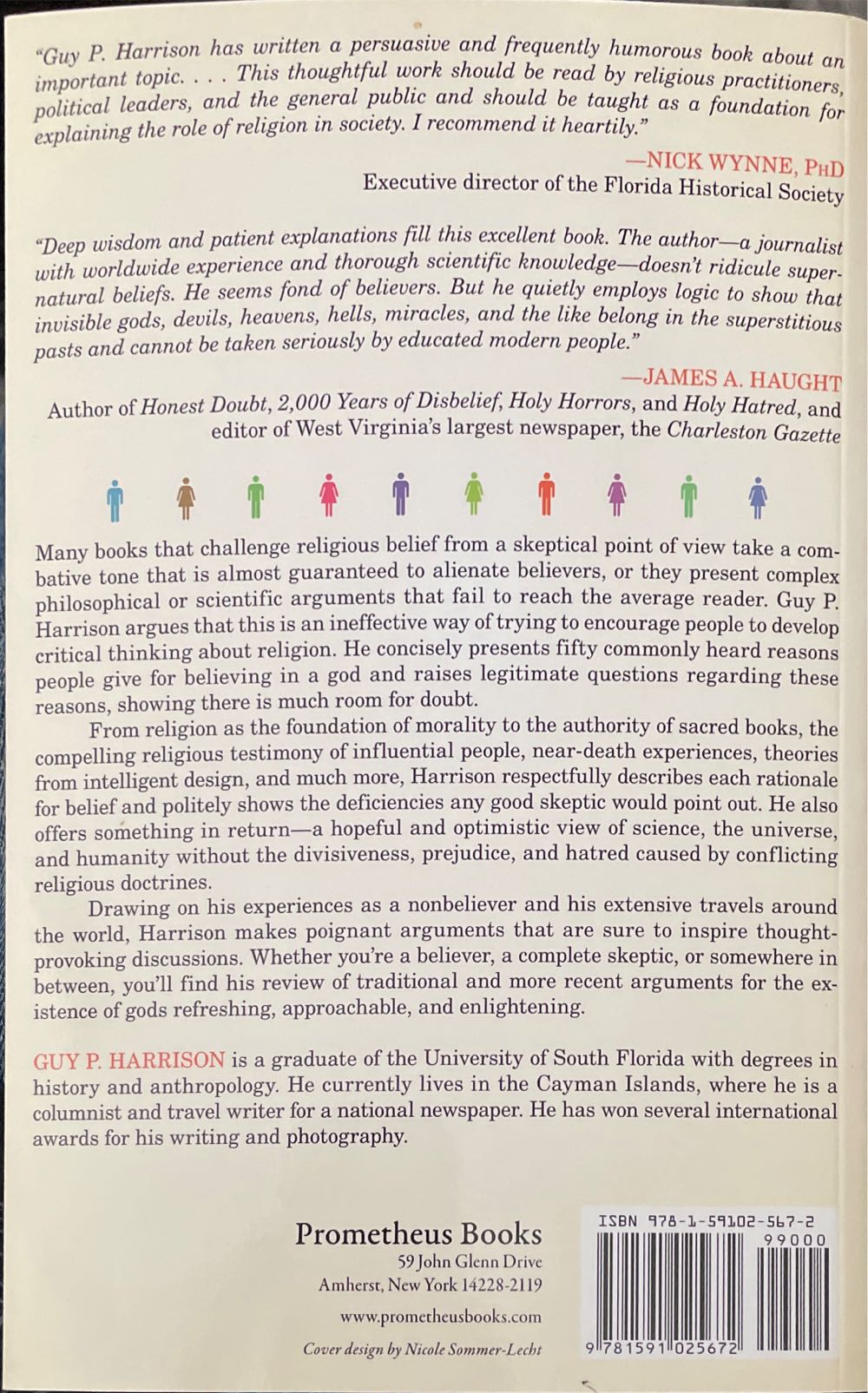 Fifty Reasons People Give For Believing On A God - Harrison, Guy (Prometheus Books - Paperback) book collectible [Barcode 9781591025672] - Main Image 4