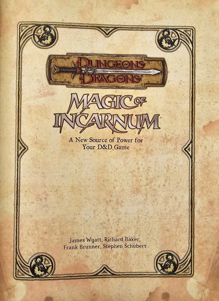Magic Of Incarnum - James Wyatt (Wizards Of The Coast, Inc - Hardcover) book collectible [Barcode 9780786937011] - Main Image 3