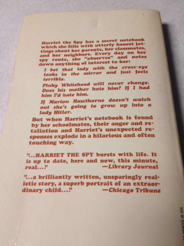 Harriet The Spy book collectible - Main Image 2