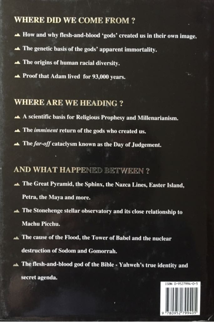 Gods Of The New Millennium: Scientific Proof Of Flesh and Blood Gods - Alan F. Alford (Eridu Books - Hardcover) book collectible [Barcode 9780952799405] - Main Image 2