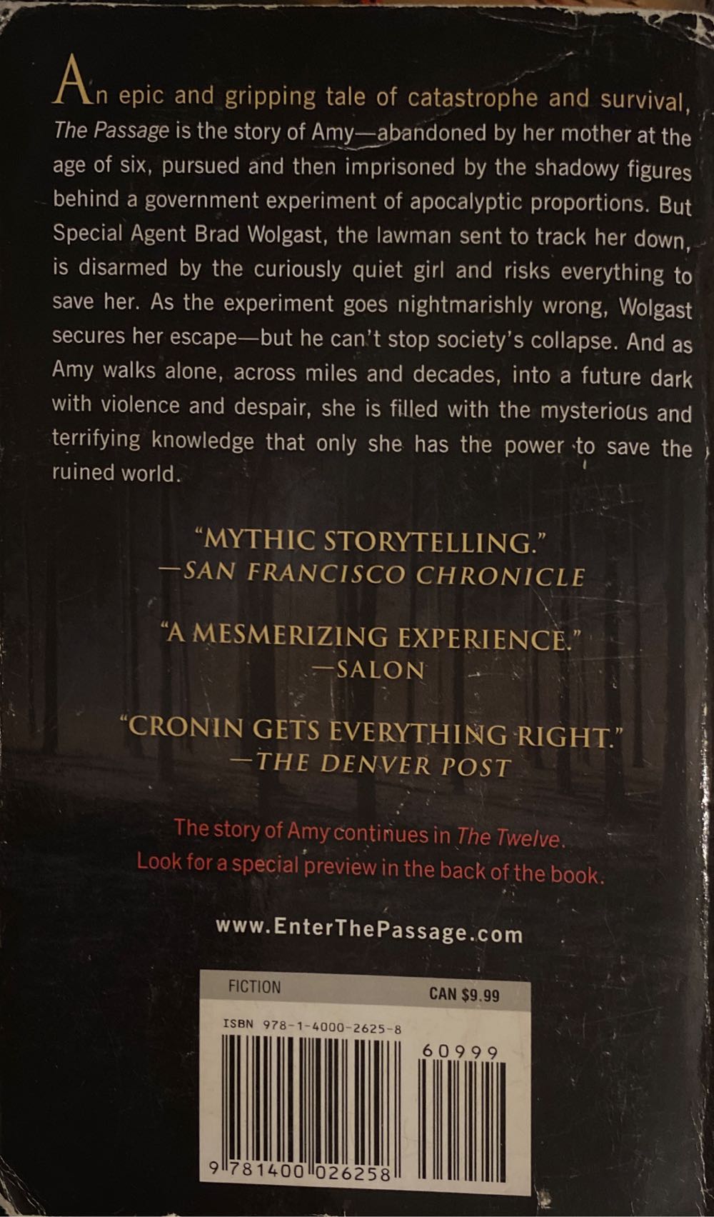The Passage - Justin Cronin (Random House Audio; Unabridged edition (February 14, 2012) - Audiobook) book collectible [Barcode 9781400026258] - Main Image 2