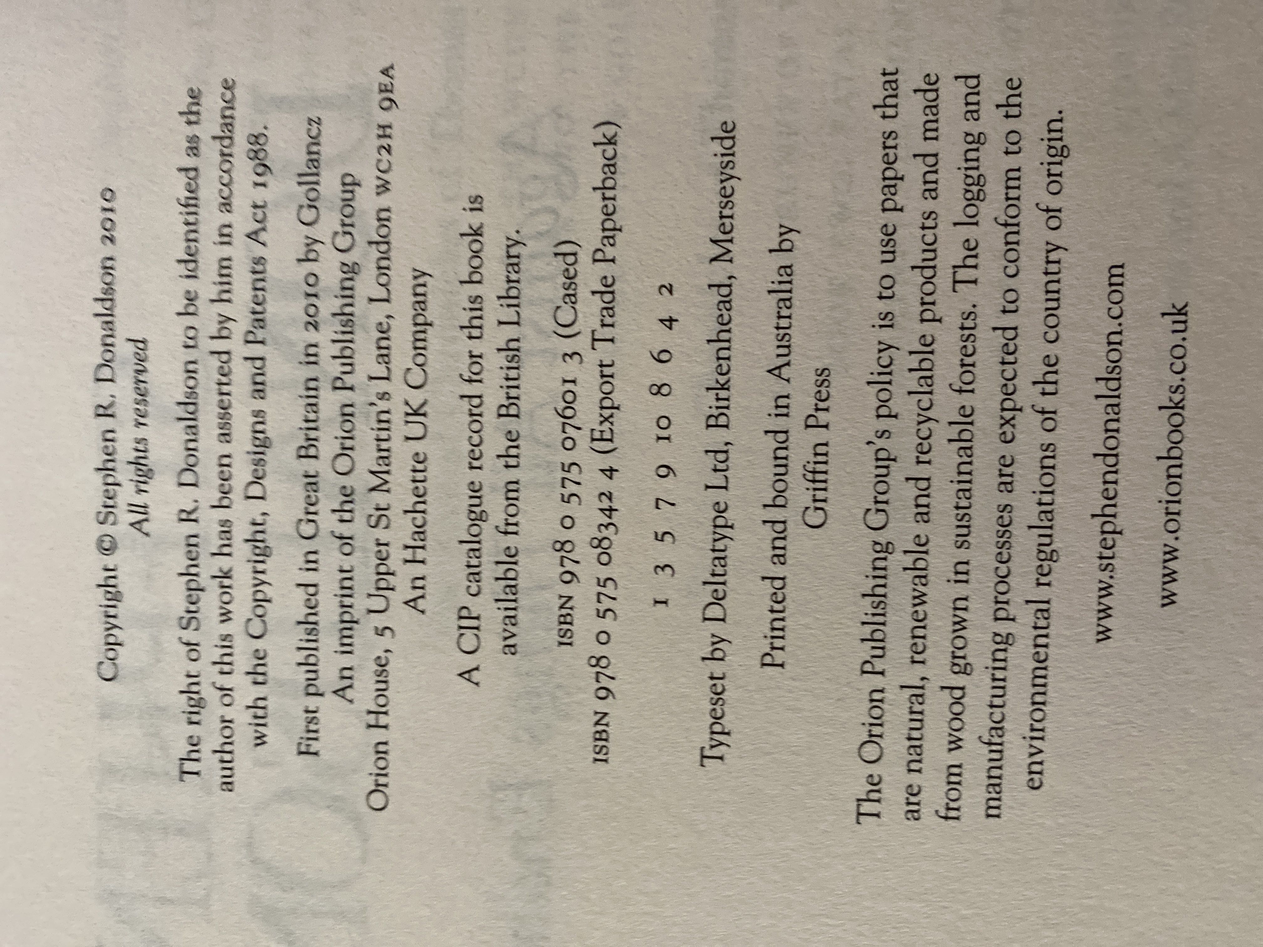 Book 3: The Last Chronicles Of Thomas Covenant:  Against All Things Ending - Stephen Donaldson (Spectra - Hardcover) book collectible [Barcode 9780575076013] - Main Image 2